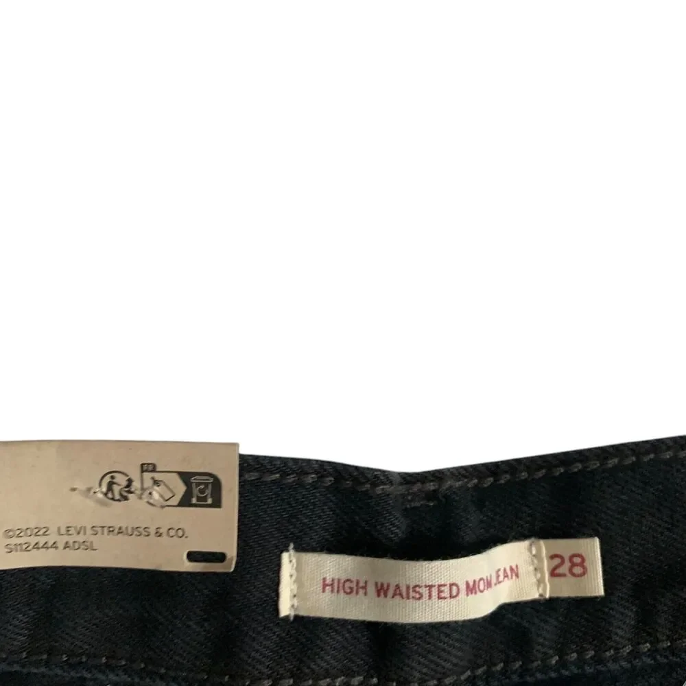 Levi's Women's Size 28x27 High Waisted Mom Denim Jeans Brand New